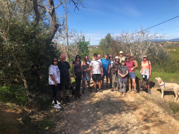 The walk took around 2 1/2 hours and was just short of 10kms.  One of the paths was chained off but Russell found a diversion.