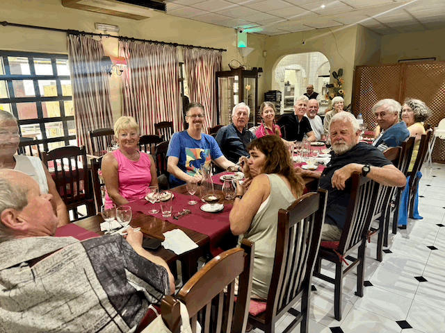 Lunch and shenanigans before the post-lunch shenanigans!