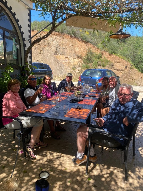 A bery enjoyable lunch for 8 at Ourique.
